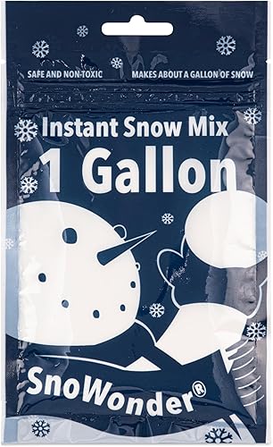 Vista 12 de SnoWonder Instant Snow - Nieve artificial, mezcla para preparar de nieve