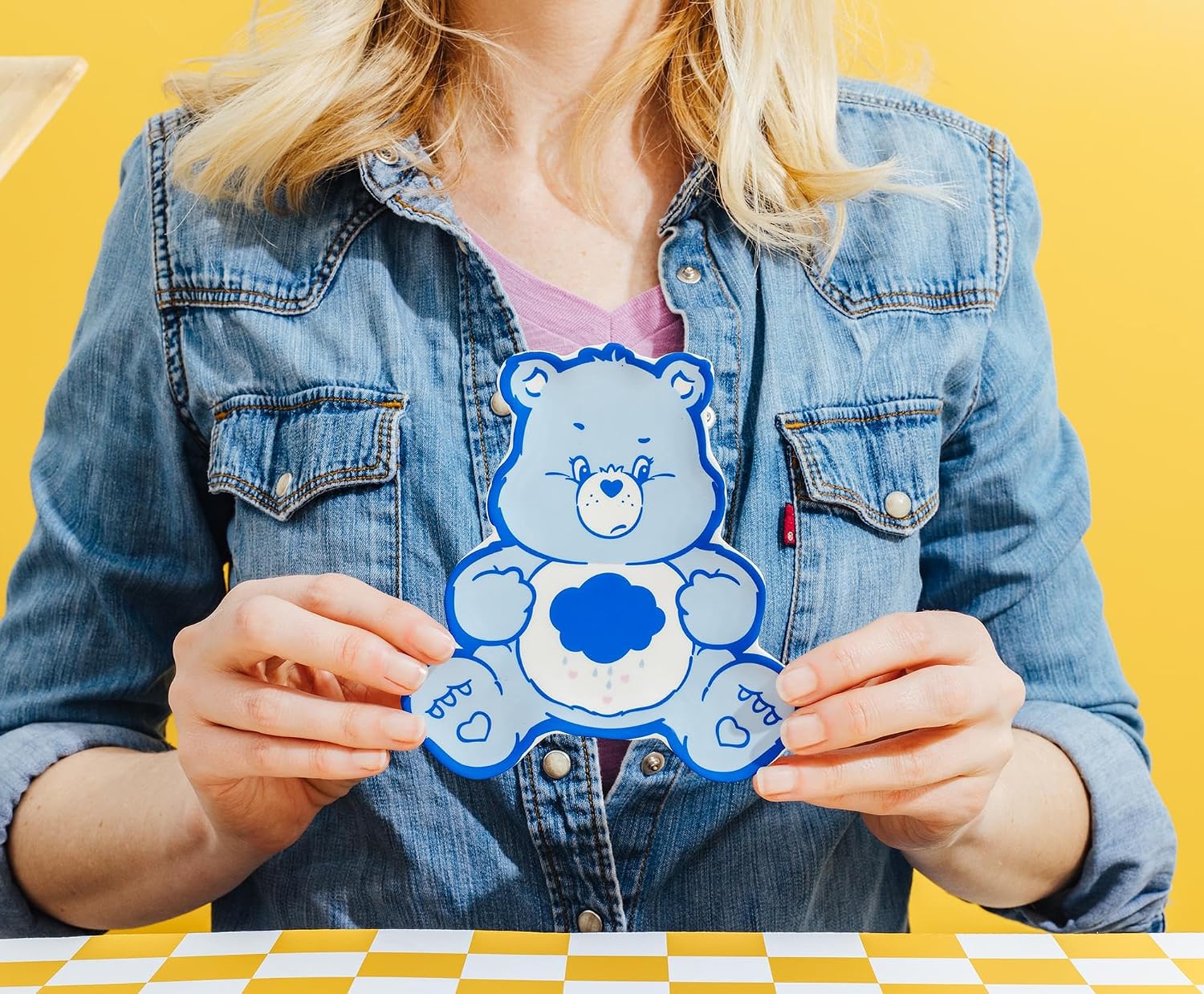 Care Bears Grumpy Bear Full Body Sculpted Ceramic Trinket Tray | Storage Dish Organizer for Jewelry, Accessories, Keys, and More