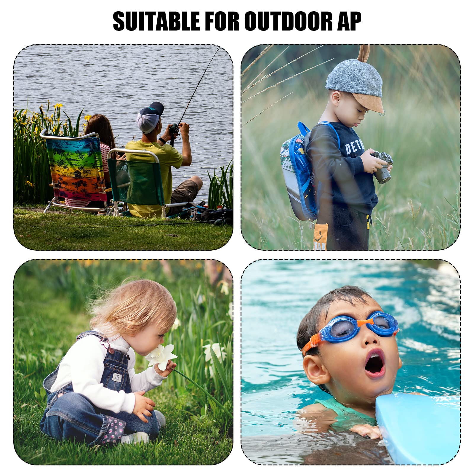 8 Uds Correas para Gafas de Sol para Niños 37x2,5cm Neopreno Correas para Gafas Estilo Infantil Ajustable Correa Gafas Flotante Cordón Suave para gafas de Sol para Deportes Acuáticos(8 Estilos)
