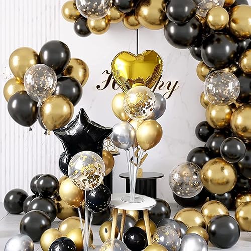 Miniatura 6 de Juego de 6 soportes para globos, palos de globo con base para centros de mesa, graduación, cumpleaños, baby shower, revelación de género, decoración