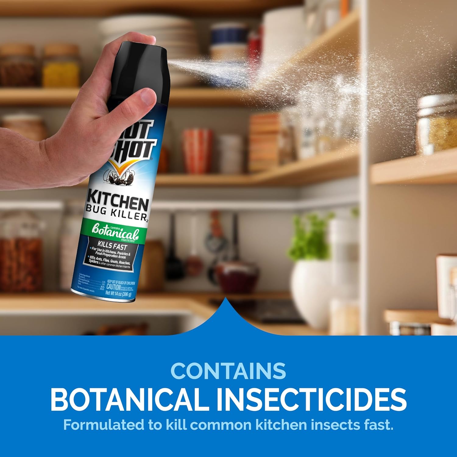 Hot Shot Kitchen Bug Killer2 (Aerosol)(Pack of 12)