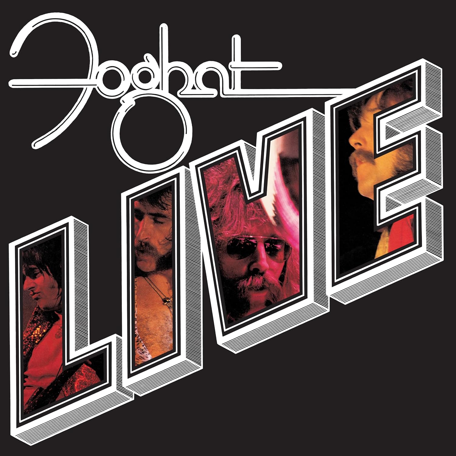 Live por Foghat — capa do álbum