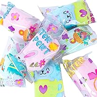 Vista 4 de Caramelo de Pascua – Paquete de 24 unidades de algodón de azúcar LUPY LUPS Envueltos individualmente de 0.5 onzas cada uno Relleno de cesta