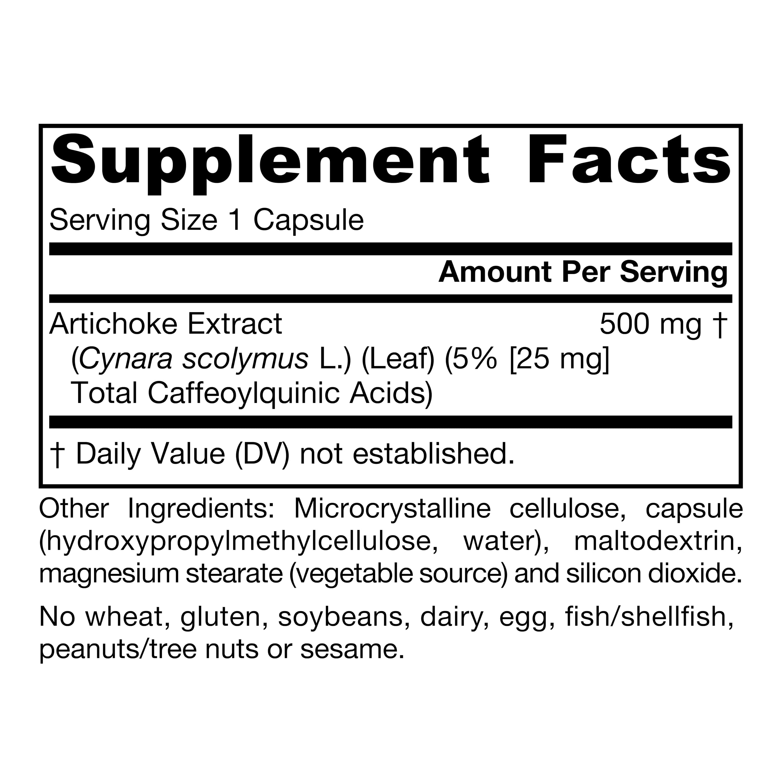 Jarrow Artichoke 500 mg, Standardized Artichoke Extract, 180 Capsules — Amazon image 9