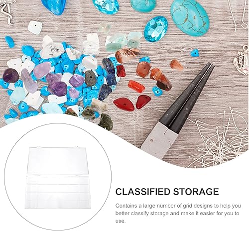 Miniatura 7 de Uonlytech Caja de almacenamiento para decoración de uñas, caja de almacenamiento de dijes de uñas, organizador de almacenamiento de diamantes de