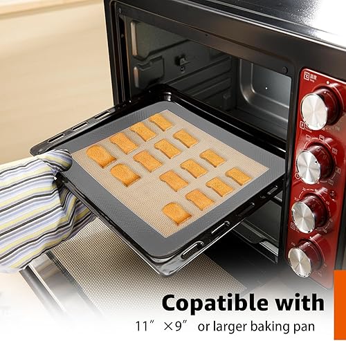 Miniatura 3 de Alfombrillas de silicona para hornear de 12 pulgadas  12 x 12 pulgadas  12 x 12 pulgadas  12 x 12 pulgadas  12 x 12 pulgadas  11.2 x 11.2 in.,