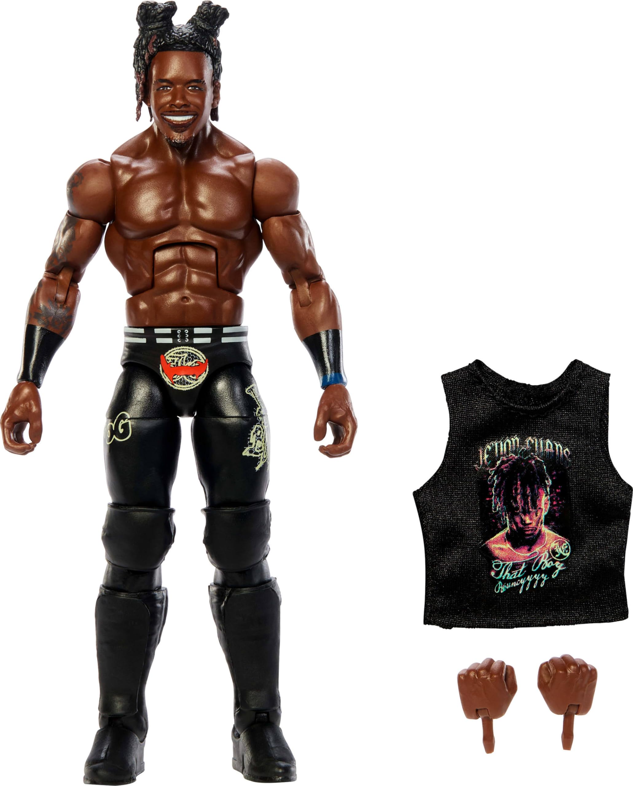 Amazon.com: Mattel WWE Elite Jevon Evans Action Figure