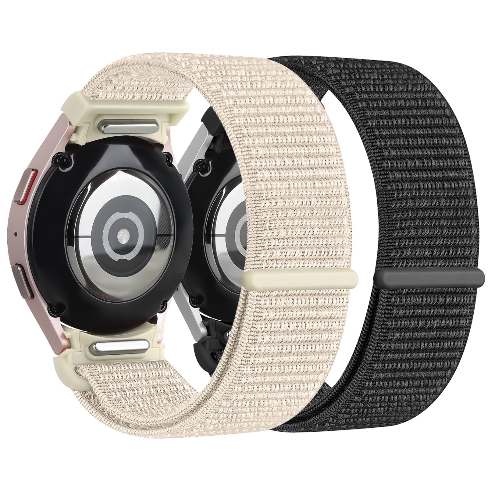 Nylon Elastisch Armband für Samsung Galaxy Watch 7 6 5 4 Arm