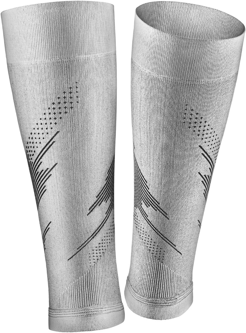 Rockay Blaze Calf & Shin Graduated Compression Leg Sleeves for Men and Women 16-23 mmHg - (1 Pair)