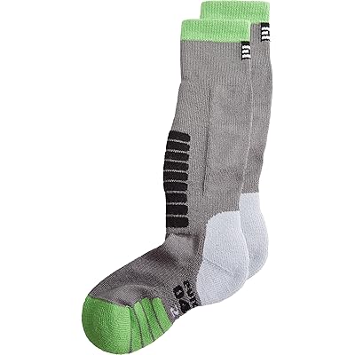 Eurosock Ski Supreme Jr. (Toddler/Little Kid/Big Kid) Crew Cut Socks Shoes Dark Grey