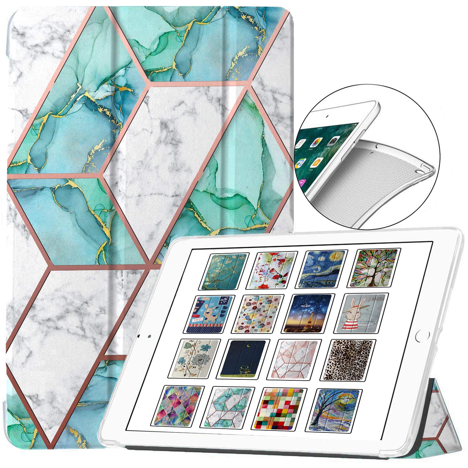 DuraSafe Cases for iPad Air 2nd Gen 9.7 inch 2014 Printed Case A1566 MGL12HN/A A1567 MGKM2HN/A MH182HN/A MGKL2HN/A MGTY2HN/A MH1J2HN/A MGTX2HN/A MH2V2HN/A MH2W2HN/A MH2U2HN/A MH2N2HN/A - Marble Green (B08PKFPTHC) Amazon Price History, Amazon Price Tracker