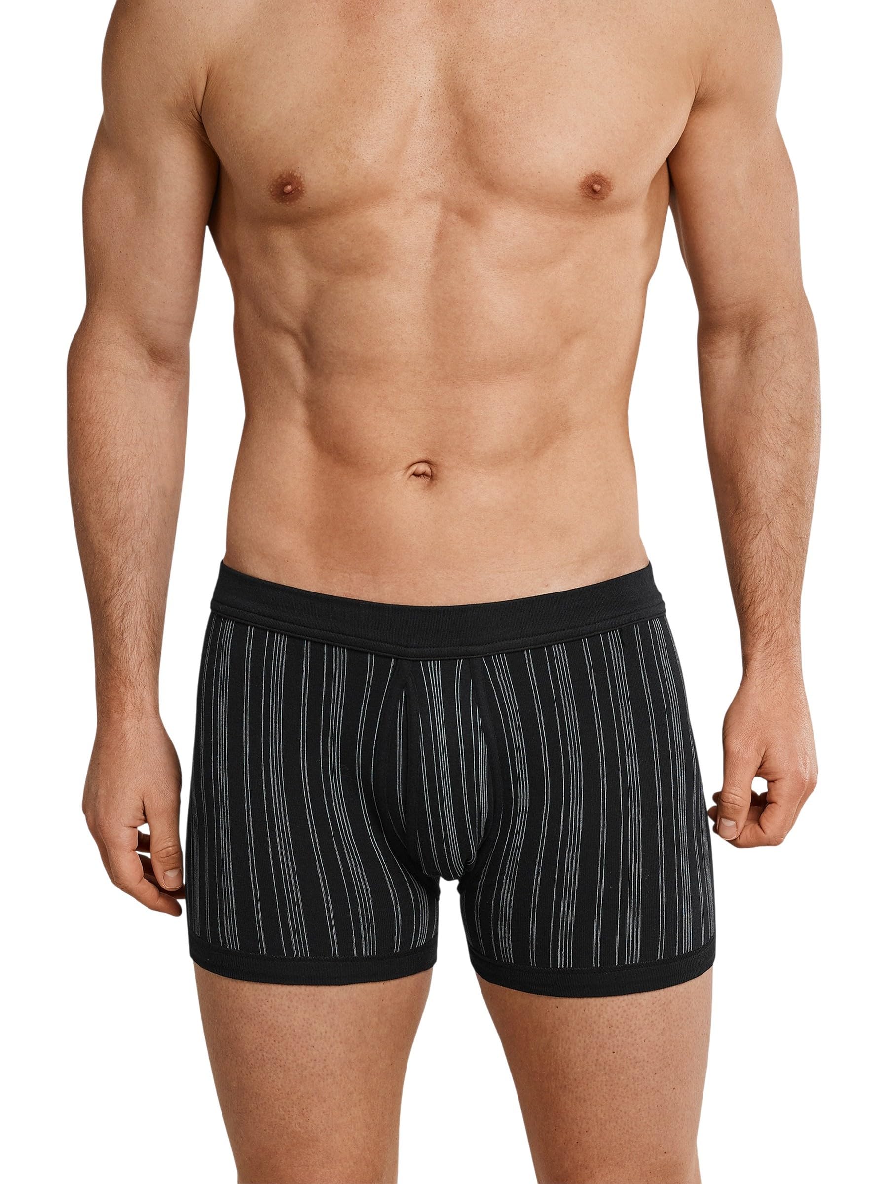 Schiesser Herren Shorts Unterhose Eingriff 2er Pack Doppelpack Box - 172695