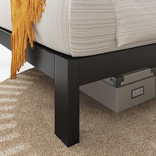 Miniatura 61 de Plataforma Zinus Arnav, Doble, Blanco Blanco,Negro -