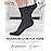 Pembrook Ankle Diabetic Socks for Women & Men - 4 Pairs Bamboo Viscose Smooth Toe Seams, Non Binding, Moisture-Wicking, Wide Top Loose Socks, Quarter Length, Zigzag (Black, Navy, Tan, Dark Gray)