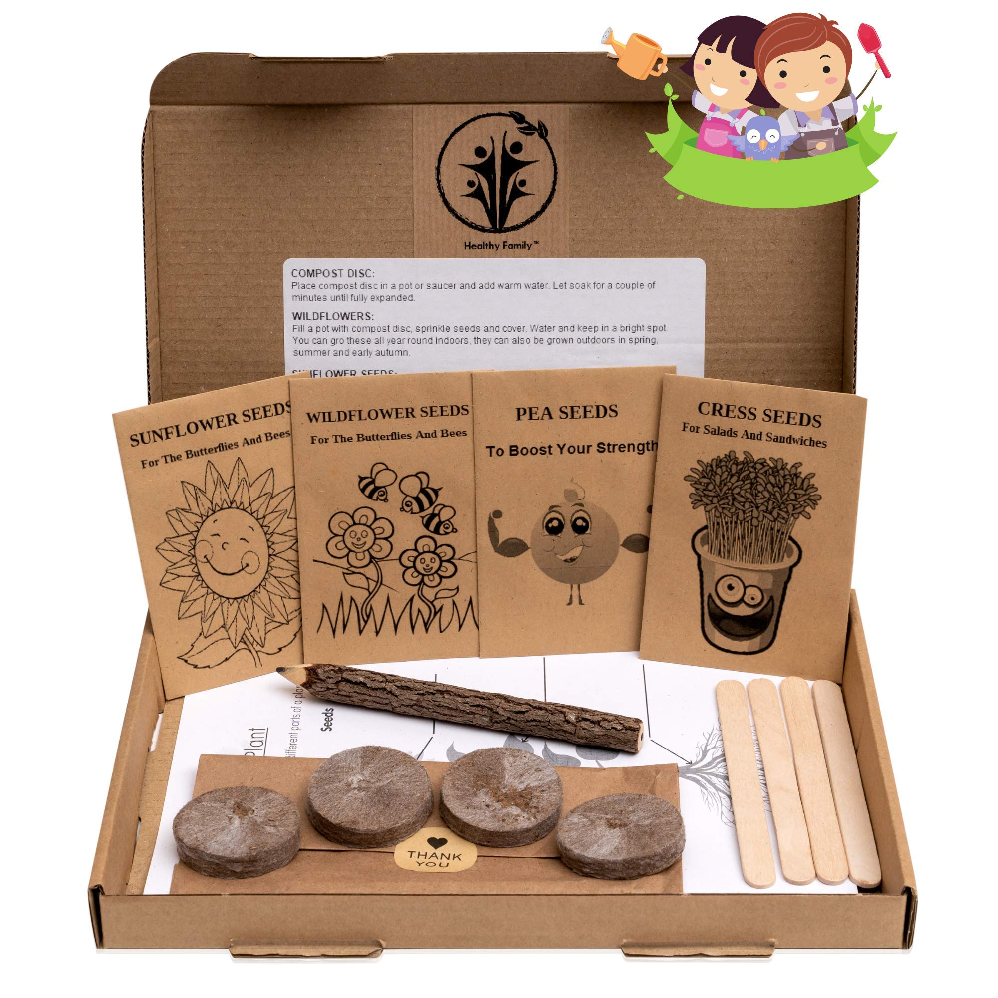 Buy Kids Gardening Set, Grow Your own kit for Children, Wildflower