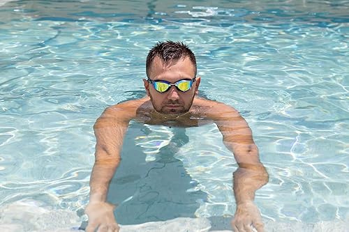 Miniatura 6 de THEMAGIC5 Diseñado para natación recreativa y competitiva  Gafas de natación para adultos para hombres y mujeres  Antivaho y sin fugas