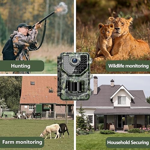 Miniatura 7 de Cámara de rastreo de 1520P de 20 MP cámara de caza con movimiento de gran angular de 120 última vista del sensor de visión de 02s con cámara de