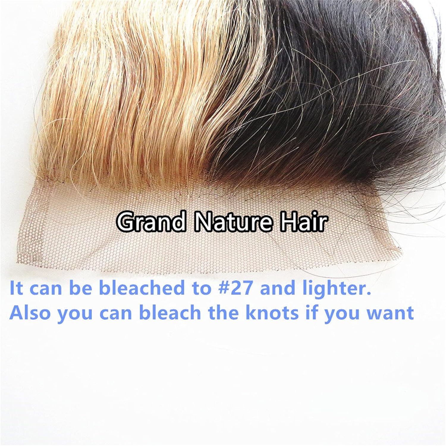 Grand Nature Real HD Lace Frontal 13x4 Plucked Lace Frontal Natural Hair Line Ear To Ear Lace Fontals Body Wave Wavy Brazilian Virgin Human Hair (16 Inch-13x4, Real HD Lace)