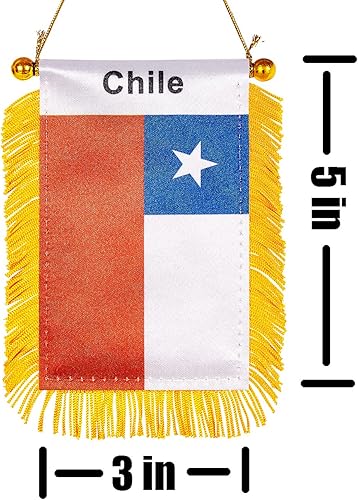 Miniatura 78 de ZXvZYT Bandera argentina colgante de ventana argentina de 3 x 5 pulgadas, mini banderas argentinas para decoración de espejo retrovisor, con ventosa