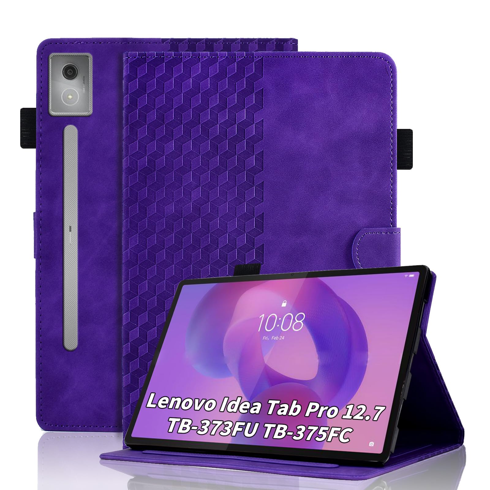 Case for Honor Pad X8a 11 Inch Tablet 2024 Protective Case Premium Leather Folio Smart Case with Auto Sleep/Wake Pen Holder Card Slot for Honor Pad X8a- Dark Green — view 259