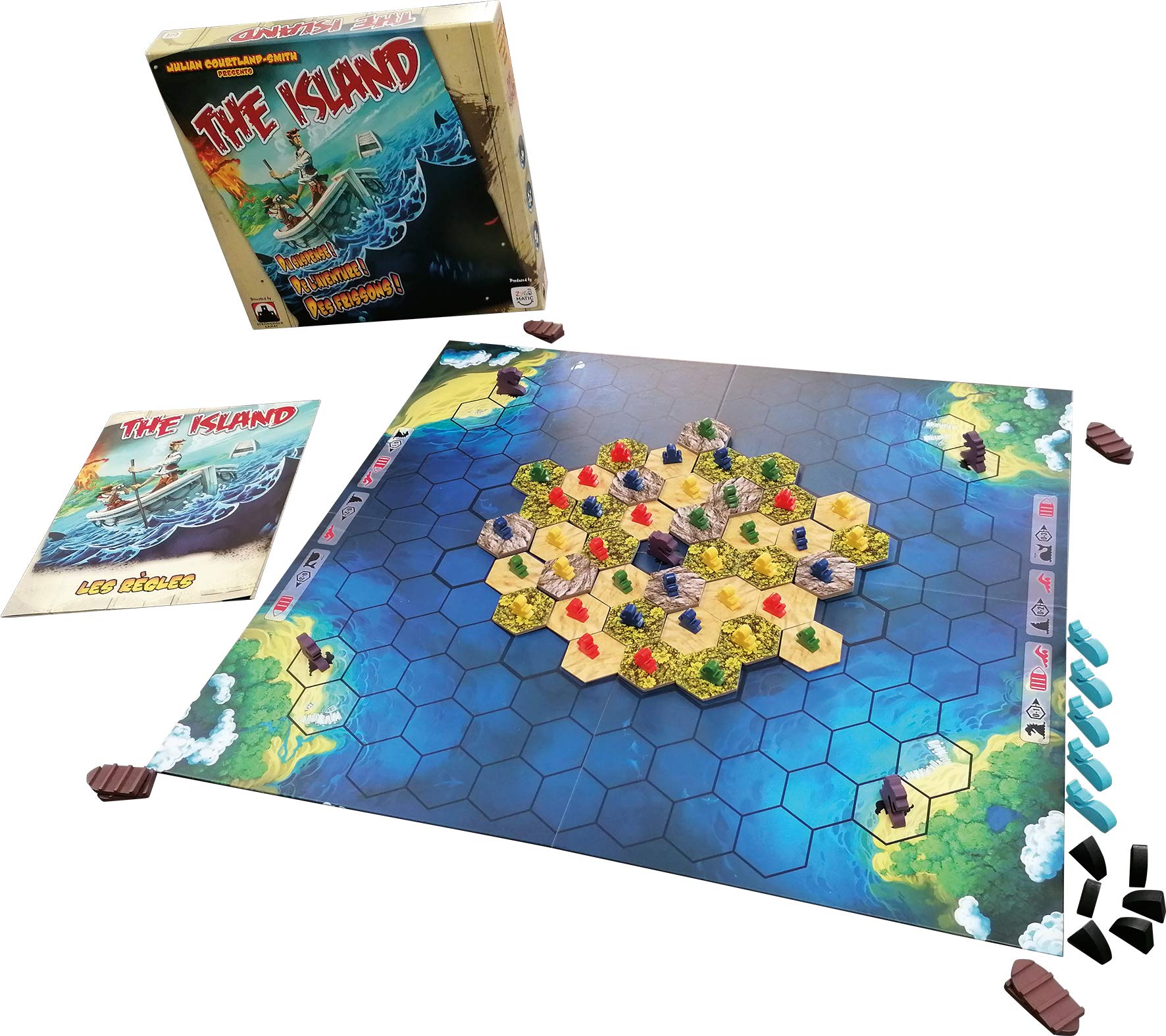 Asmodee Zygomatic | The Island | Jeu de société | À partir de 8 Ans | 2 à 4 Joueurs | 45 Minutes