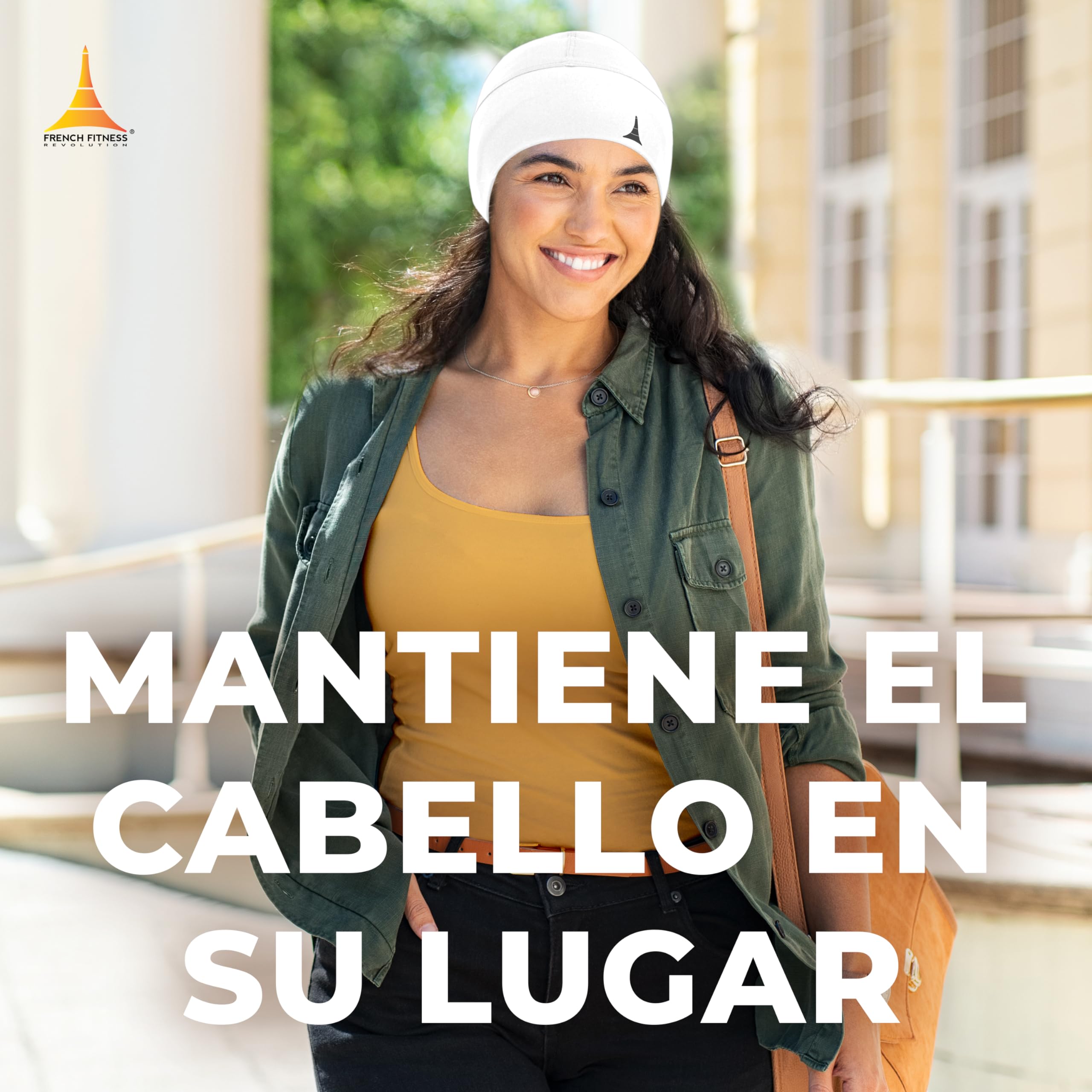 French Fitness Revolution - Gorro para Correr, Forro de Casco para el Running - Retención Térmica Óptima y Absorción de la Humedad - Ideal para Llevar Debajo del Casco