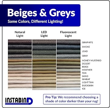 Instabind DIY Carpet Binding Tape - Regular Style Edge Trim - Taupe, 54 LFT