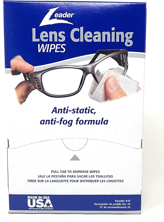Leader Lens Cleaning Towelette Dispenser (Pack of 100)