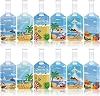 Kajaia 12 Pack Luggage Tags for Suitcases Summer Beach Bag Tags Travel Suitcase Identifiers Plastic Travel Baggage Identifier Labels for Cruise Women Men Traveling Accessories