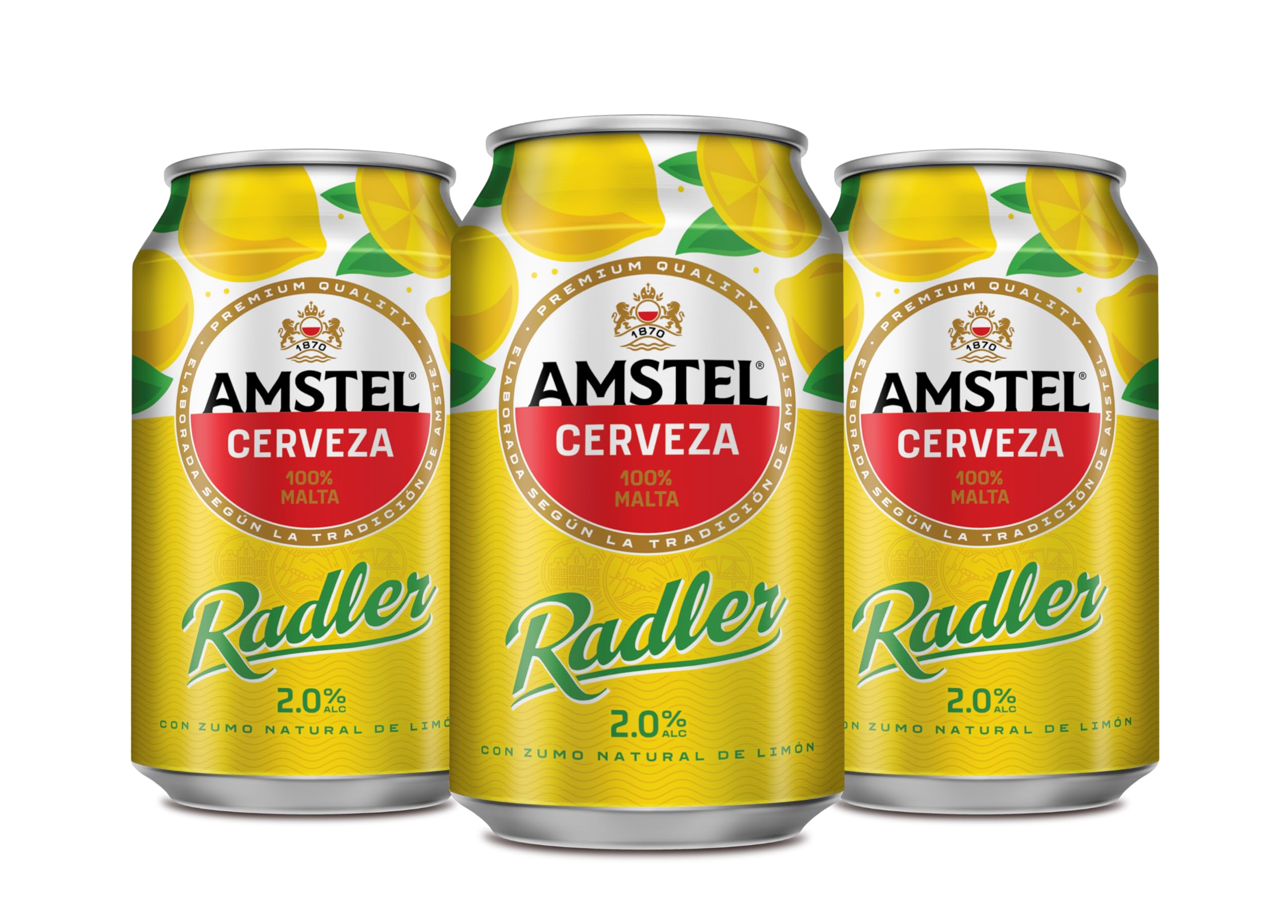 Amstel Radler Cerveza Limón Pack 12 x 33cl