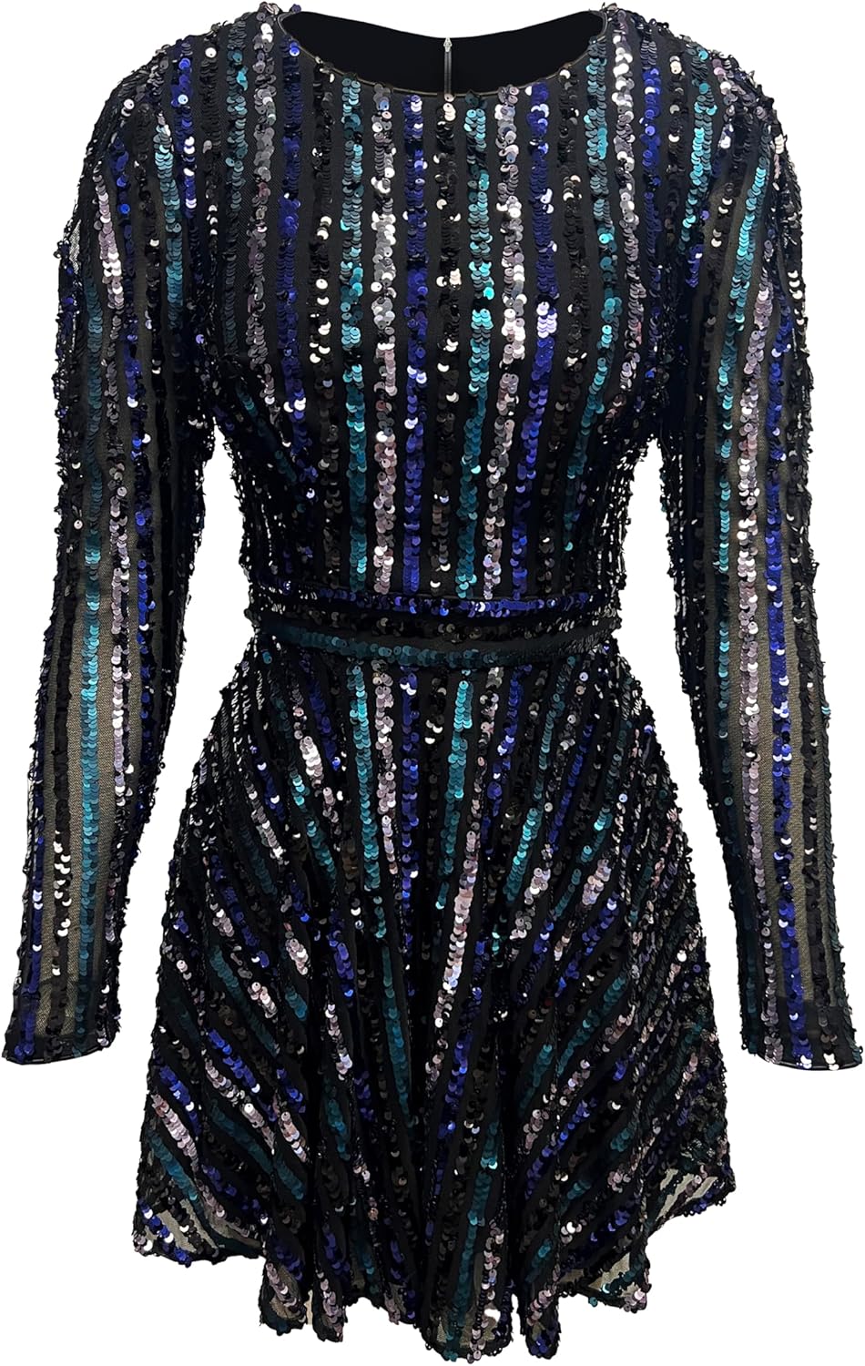 Dress The Population Women's Rome Fit and Flare Mini Dress