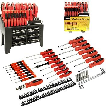 Rolson 28895 100 pc Screwdriver Set