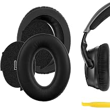 Geekria Replacement Ear Pads for Bose A30 Aviation Headsets, Black