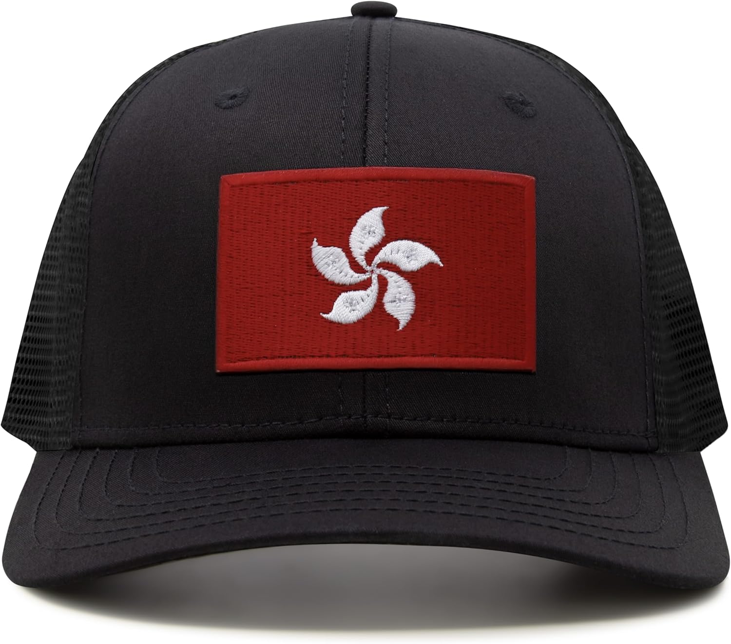 International Tie Country Hat for Men and Women, Adjustable Snapback Trucker Baseball Cap with Embroidered Patch