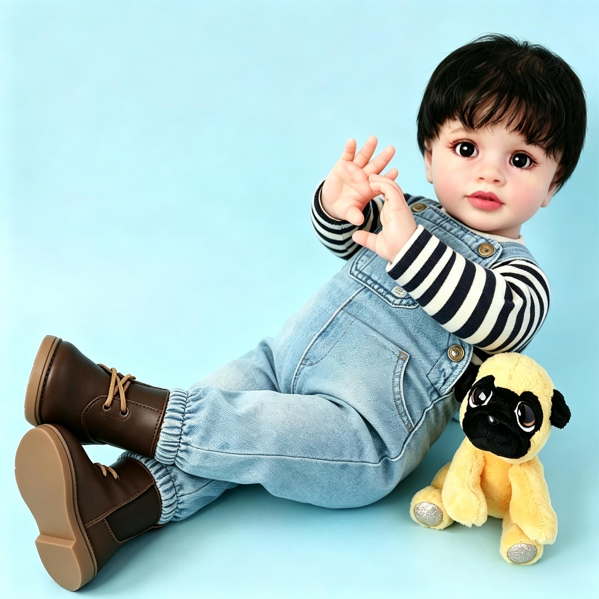 Realistyczne lalki Reborn dla maluchów, Pippa, 66 cm, duży rozmiar, prawdziwe życie, Reborn Baby Doll, realistyczna lalka dla maluchów, miękka tkanina winylowa, ręcznie wykonana, wygląda jak
