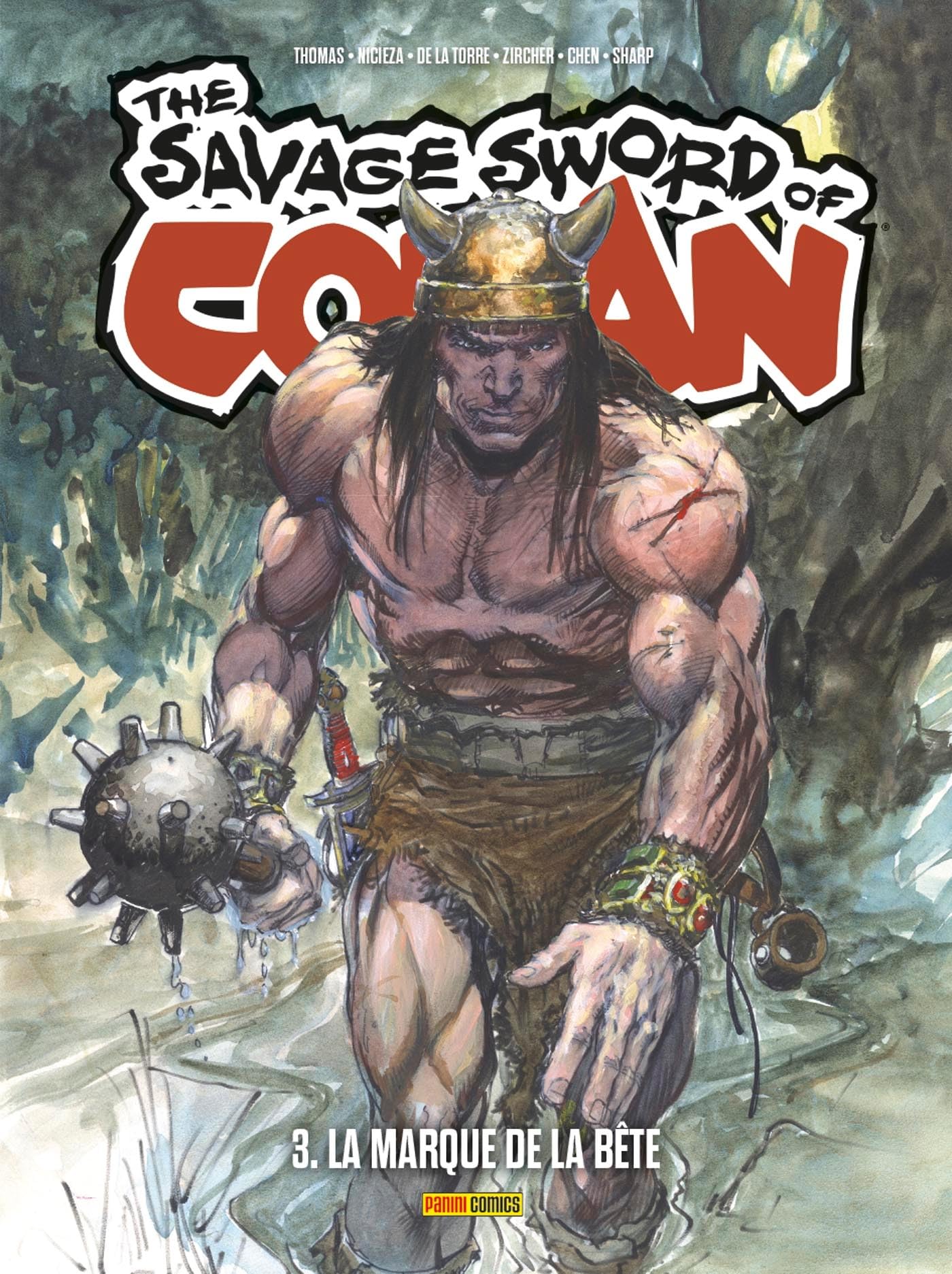 Panini Bande dessinée Savage Sword of Conan T03 : La marque de la bête