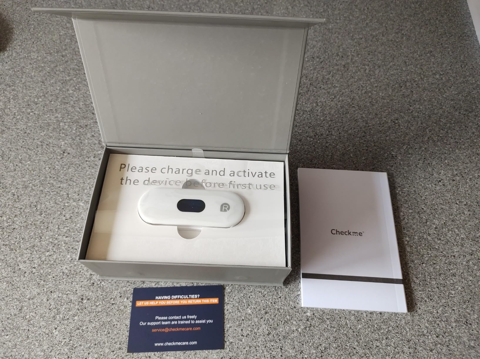 Produktbild von CheckMe DuoEK-S – Mobiles EKG-Gerät Für Zuhause, 30s Bis 5 Min. Messung, Bluetooth & OLED-Display