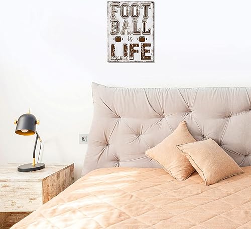 Miniatura 6 de Lienzo decorativo para pared de fútbol es vida, decoración para el hogar, habitación de niños, dormitorio universitario, oficina, pinturas temáticas