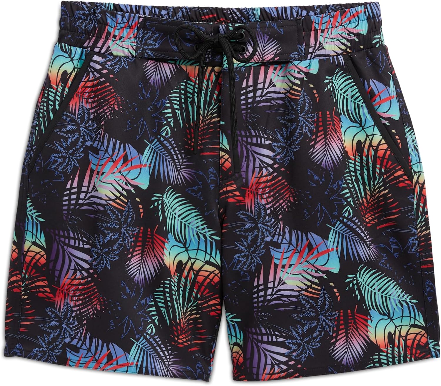 TomboyX Swim 7" Board Shorts, Quick Dry Bathing Suit Bottom Trunks, UPF 50 Sun Protection, Plus Size Inclusive (XS-6X)