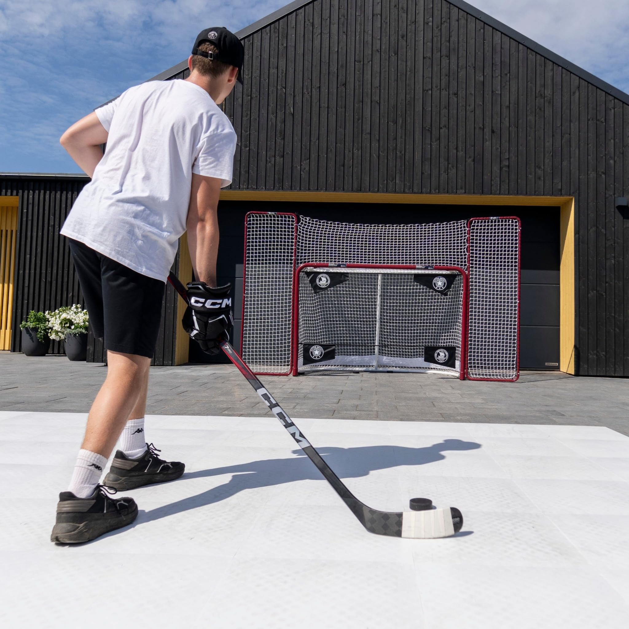 Better Hockey Extreme Pro Shooting Targets - Trainingshilfe zur Verbesserung der Genauigkeit - Hilft Ihnen, mehr Tore zu schießen - In Sekundenschnelle aufgebaut- Passt zu Netzen jeder Normgröße