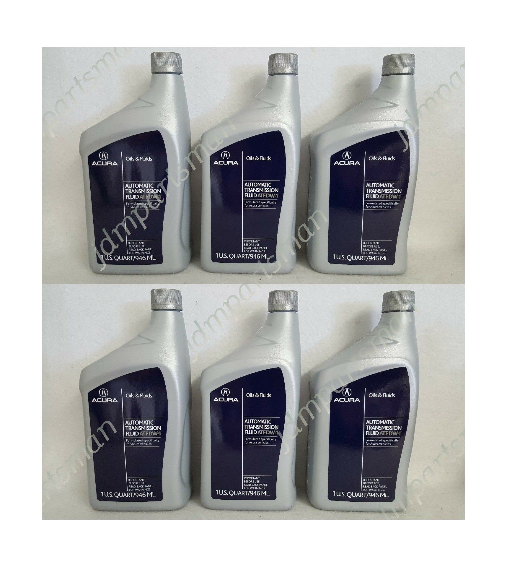 Genuine AAcura ATF DW-1 Automatic Transmission Fluid (Pack of 6
