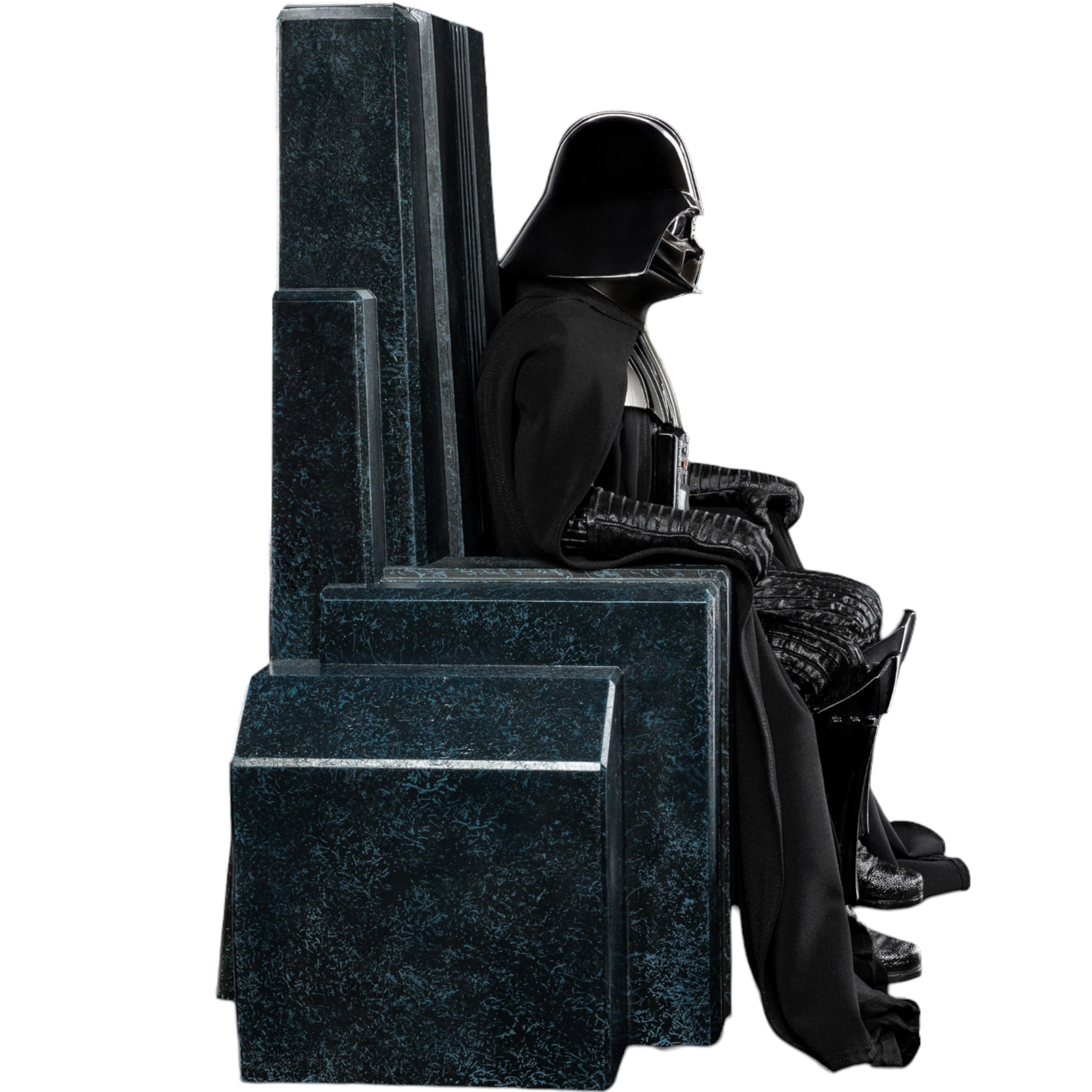 Iron Studios Darth Vader En Trono: Estatua Escala 1/10 De Star Wars Obi-Wan Kenobi Coleccionable De 17 Cm