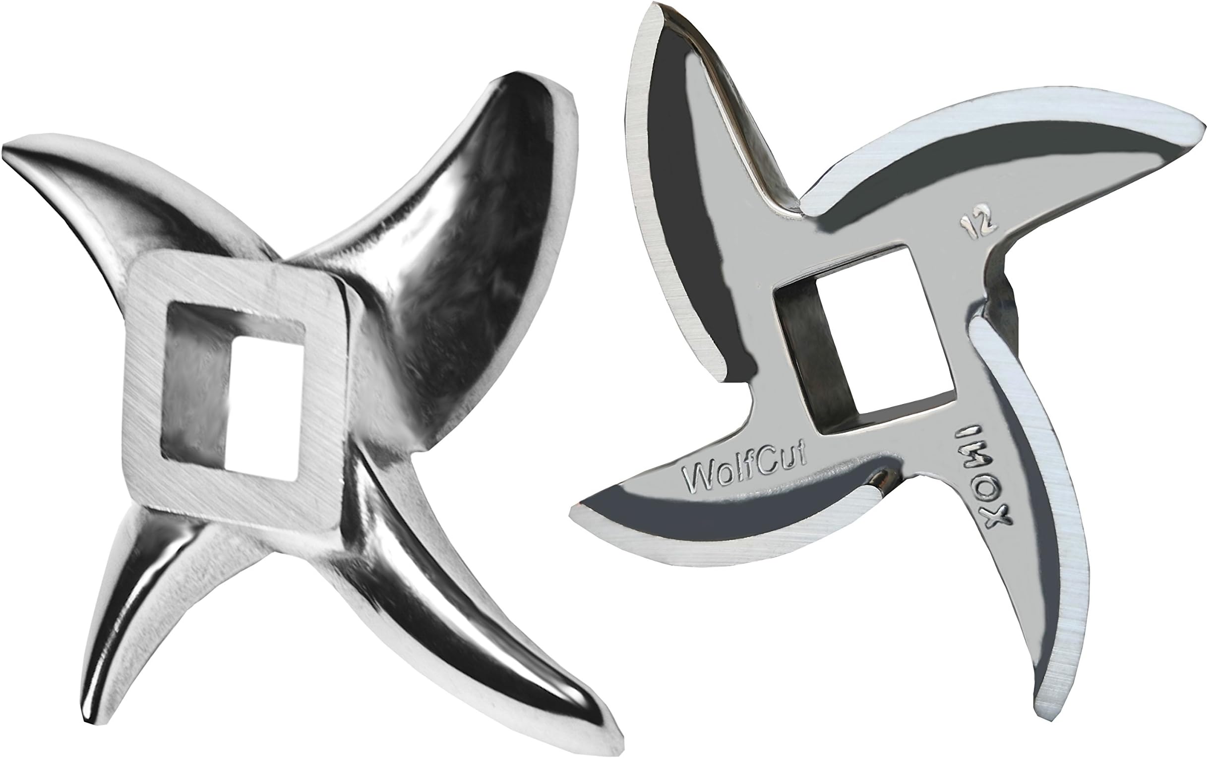 Stainless Steel Knife Size 10 & 12 – For Mincer REBER Type n.12el9501 N, Alexander, Bartscher fw80,12sqo Gastroback 41402