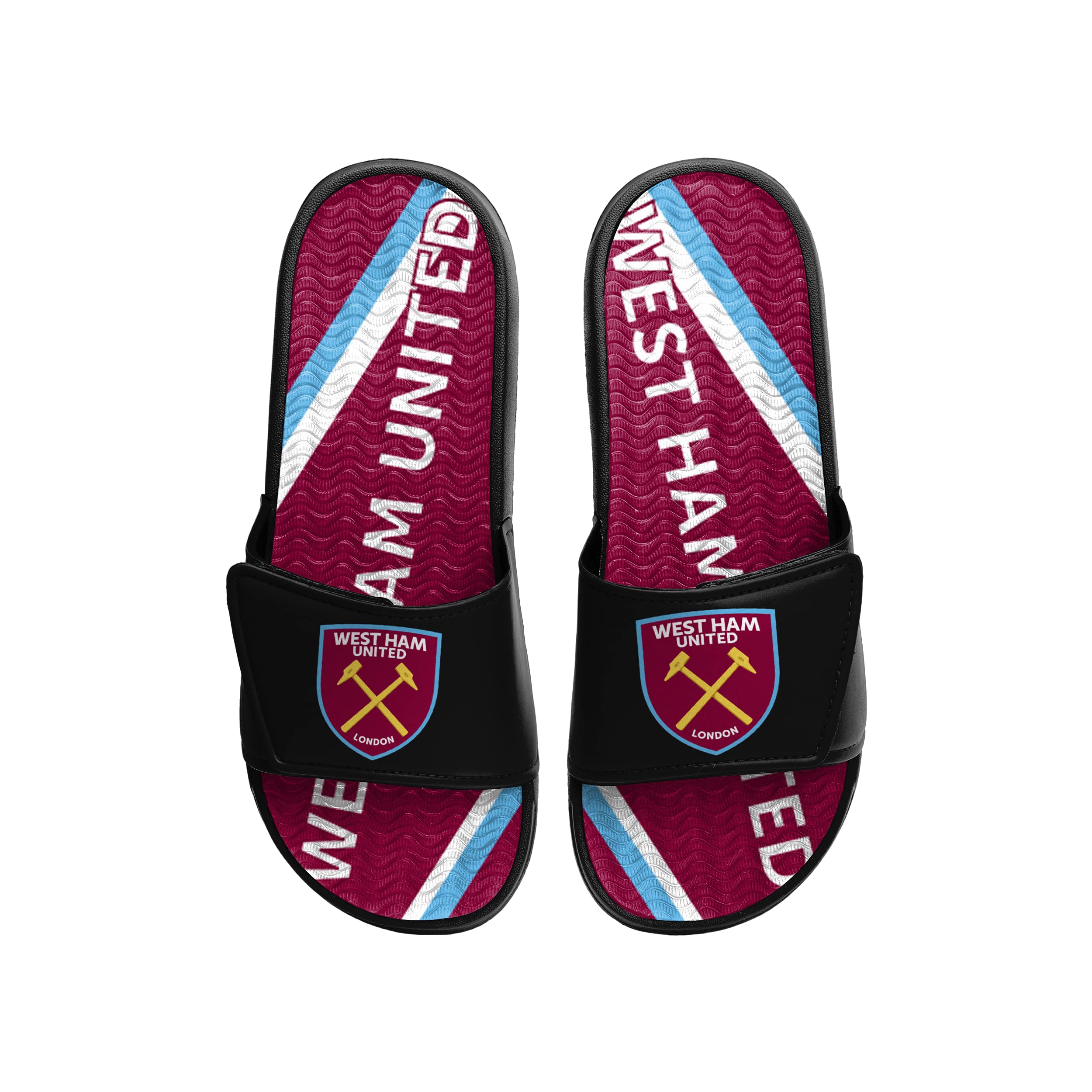 FOCO West Ham United FC EPL Football Premier League Championship Mens Size 12/13 Pool Shower Sliders