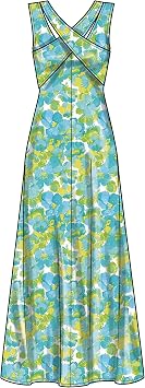 New Look UN6717A Misses' Knit Dress Sewing Pattern Kit, Code N6717, Sizes 8-10-12-14-16-18