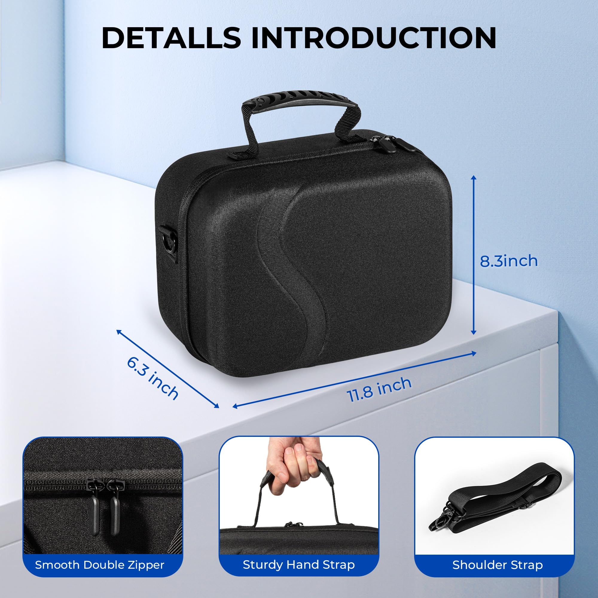 Amazon.com: Upgraded Carrying Case for Meta Quest 3, Hard Travel 