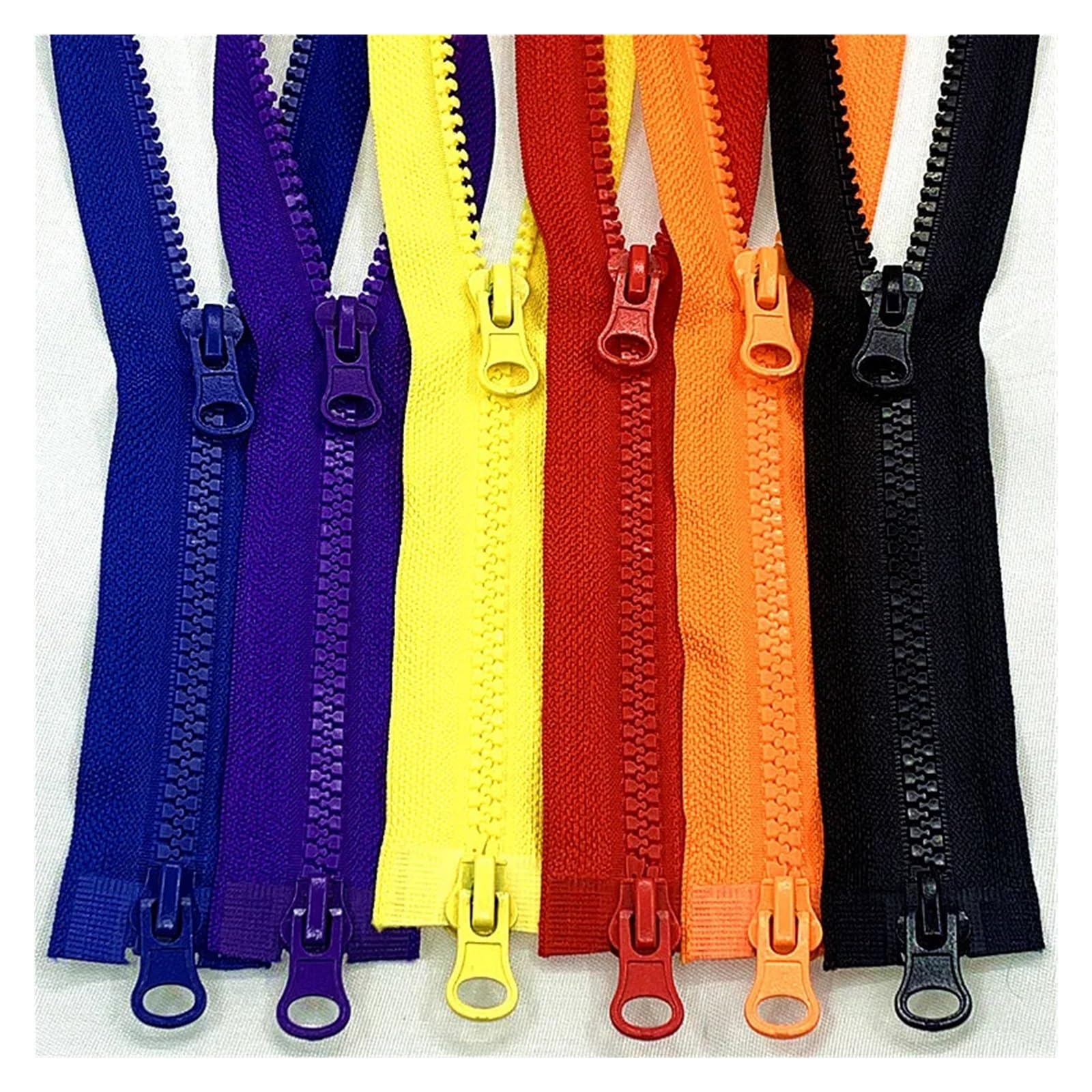10 stuks grote ritsen #10 scheidbare ritsen zwarte scheidingsritsen