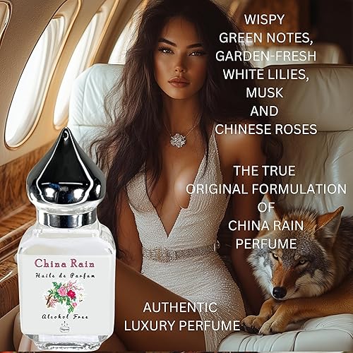 Miniatura 8 de CHINA RAIN Aceite de perfume original* Larga duración * Vegano * Sin ftalatos * Sin alcohol * 0.3 fl oz. Botella de regalo *