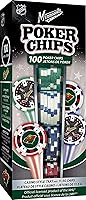 Vista 9 de Masterpieces NHL - Fichas de póquer unisex para adultos, 100 piezas
