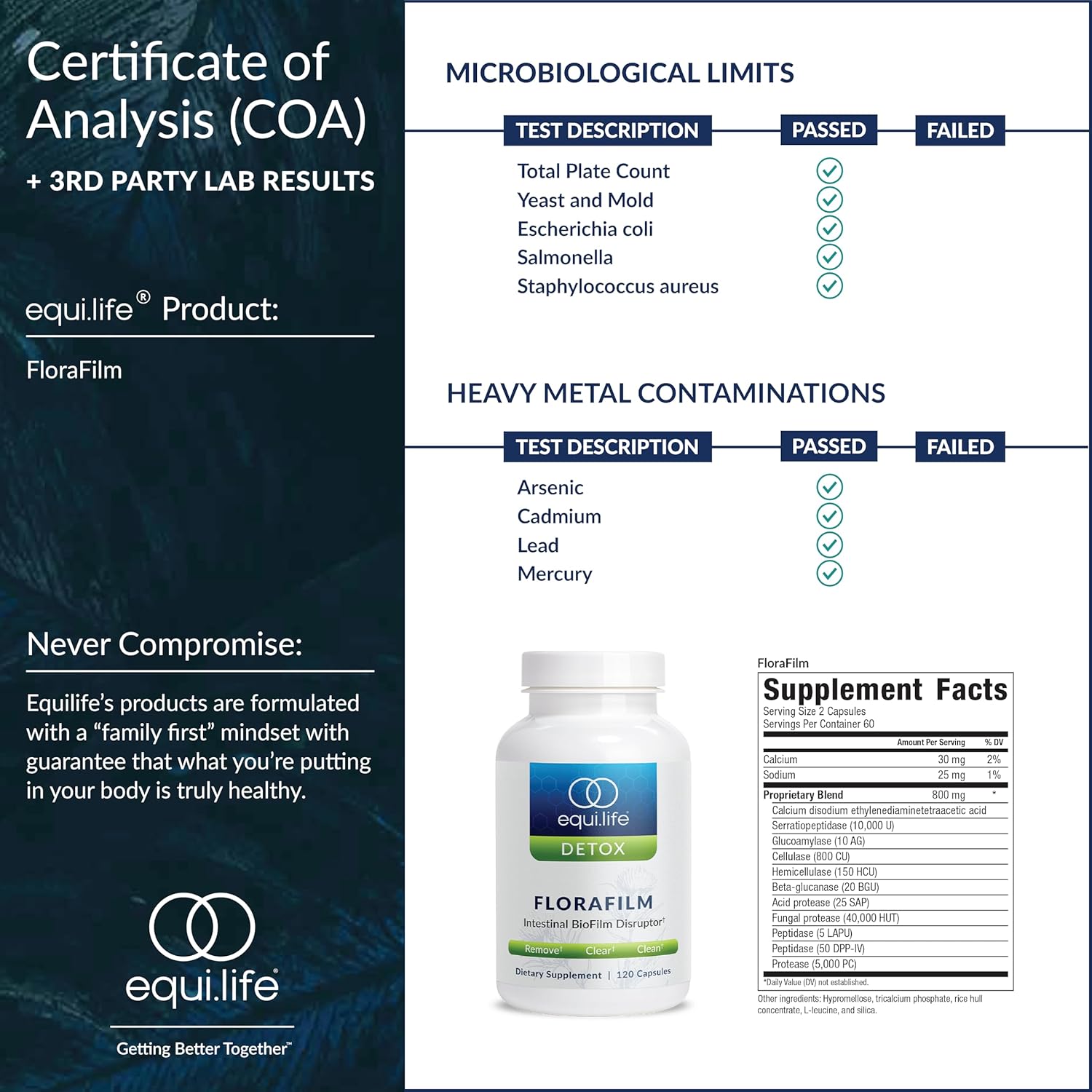 Equilife Florafilm, Digestive Enzymes for Gut Flora Balance for Men and Women, Gut Health and Immunity Support Supplement, Supports Healthy Digestion, Gluten Free, Vegan, Non GMO, 120 Capsules - Image 9